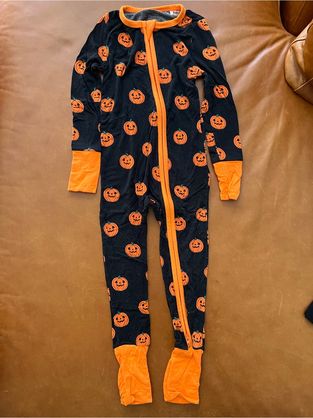 ANGEL DEAR Jack O Lantern Convertible Romper, 18-24mo